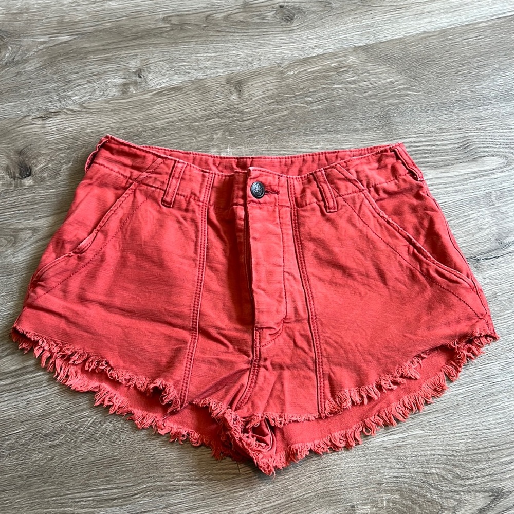 Free People orange shorts
